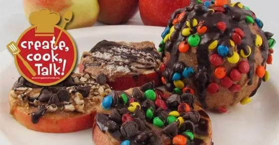 Cooking with Kids: “ Chocolate Caramel Apple ” Cookies