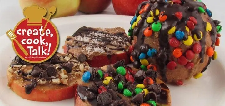 Cooking with Kids: “ Chocolate Caramel Apple ” Cookies