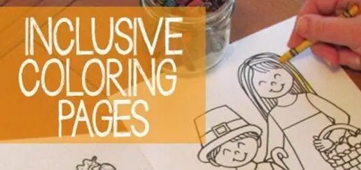 INCLUSIVE COLORING PAGES
