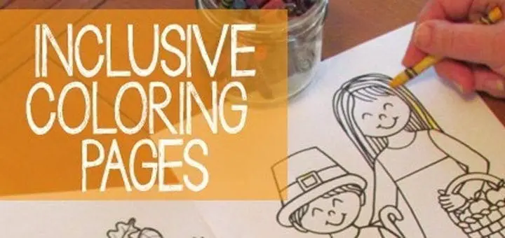 INCLUSIVE COLORING PAGES