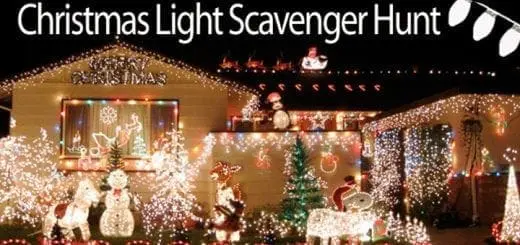 Christmas Light Scavenger Hunt