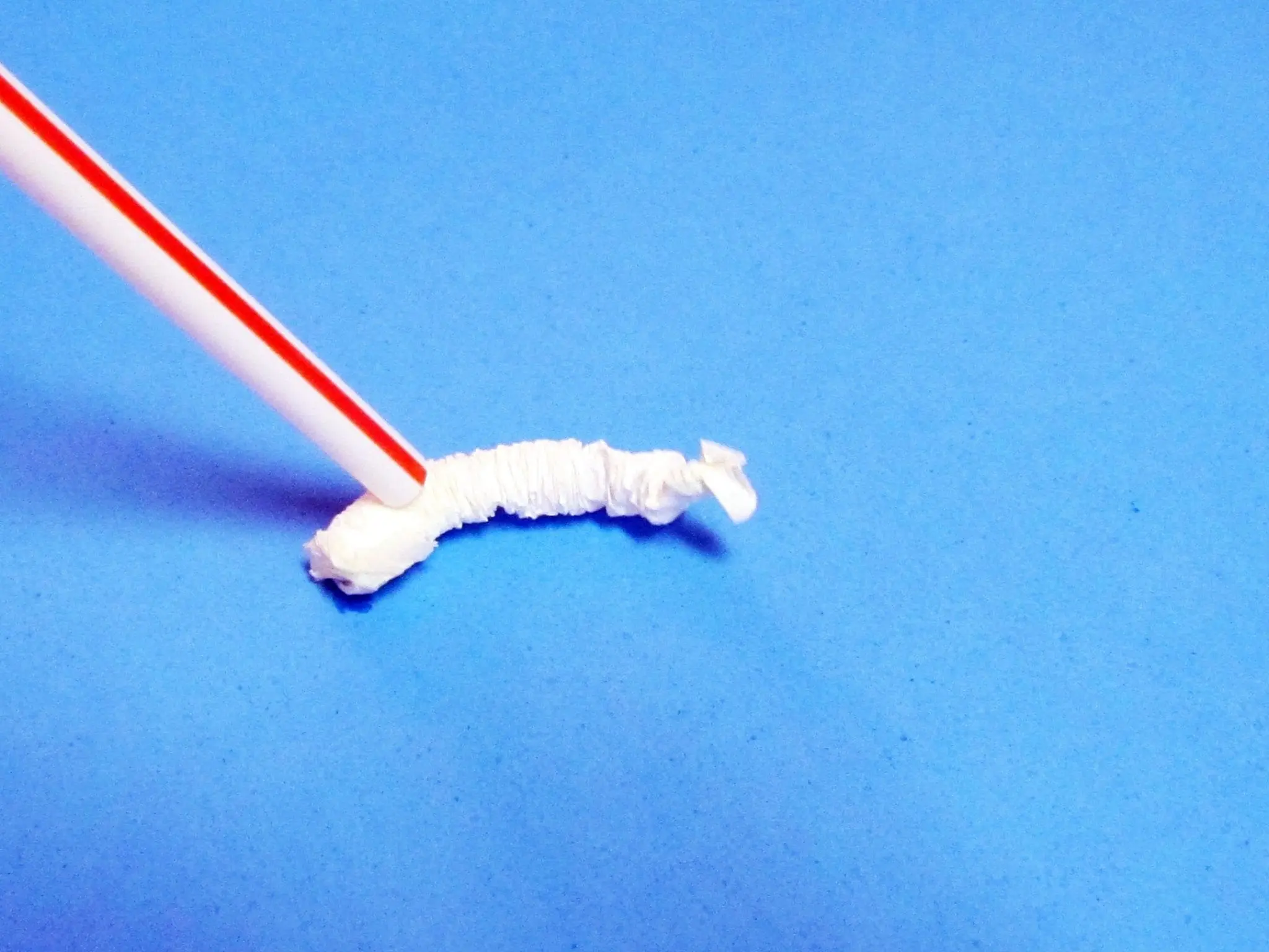 Straw Drop: Wiggly Worm and Toothpick Art