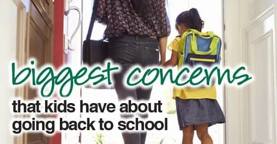 Biggest Concerns That Kids Have About Going Back to School