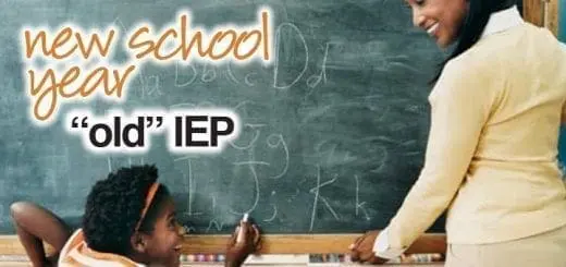 New School Year Should Mean New IEP