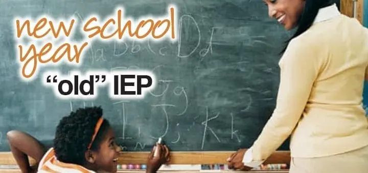 New School Year Should Mean New IEP