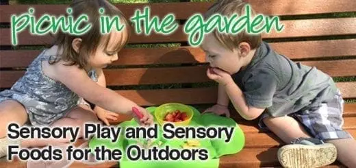 Picnic in the Garden Sensory Play and Sensory Foods for the Outdoors