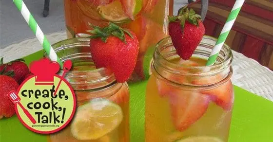 Cooking With Kids: Strawberry & Lime Infused Water