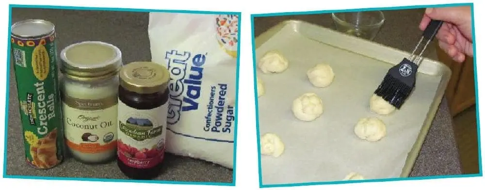 Easy Sufganiyot (Jelly Doughnuts) Step 1-2