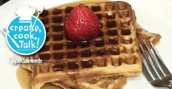 Cooking with Kids: Easy Waffles Using a Blender