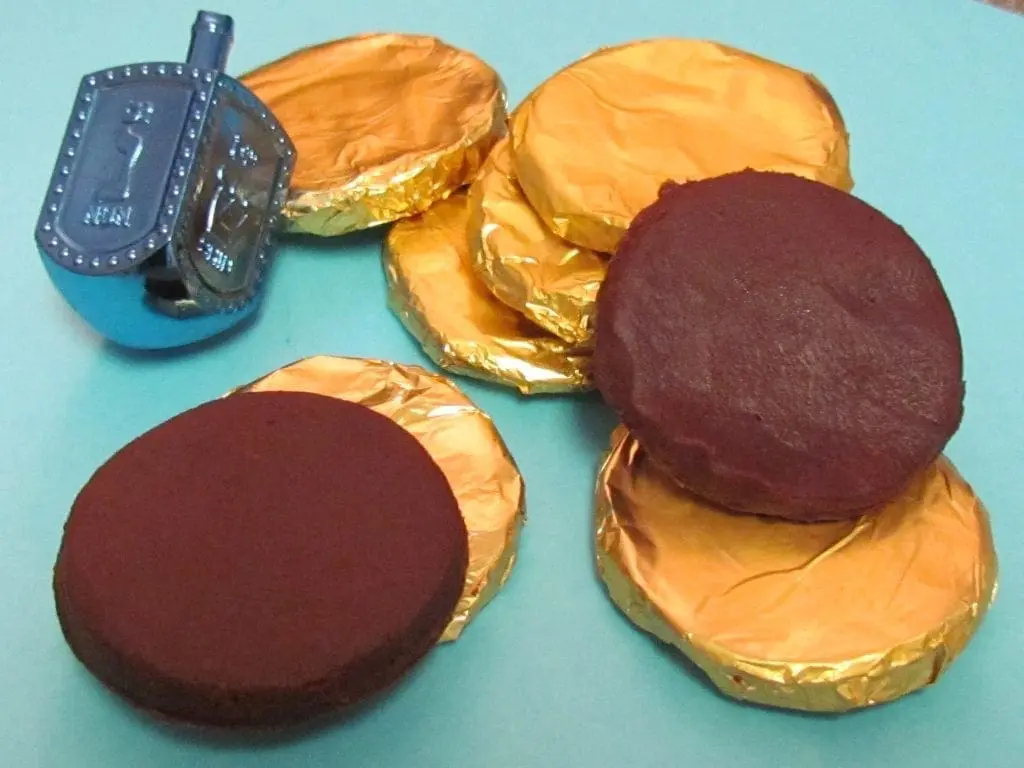 Fudgy Hanukkah Gelt