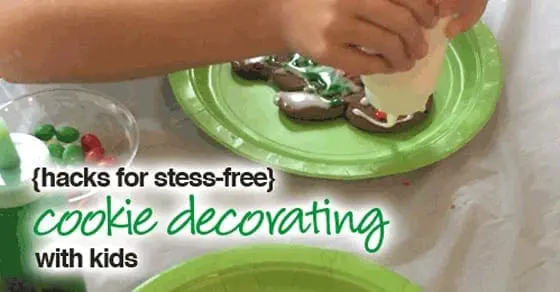 {Hacks for Stress-Free} Cookie Decorating with Kids