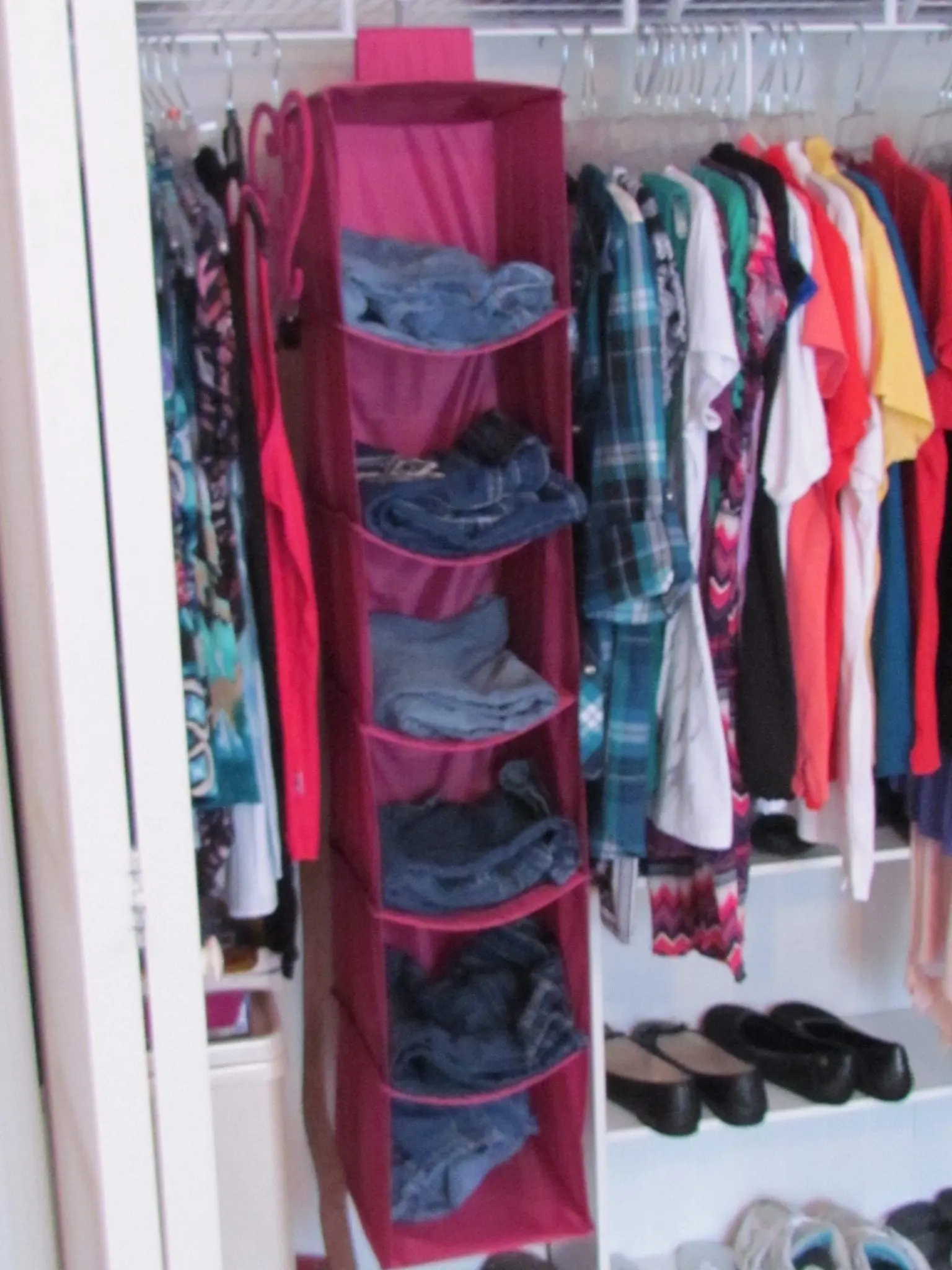 Six Shelf Closet Space Saver