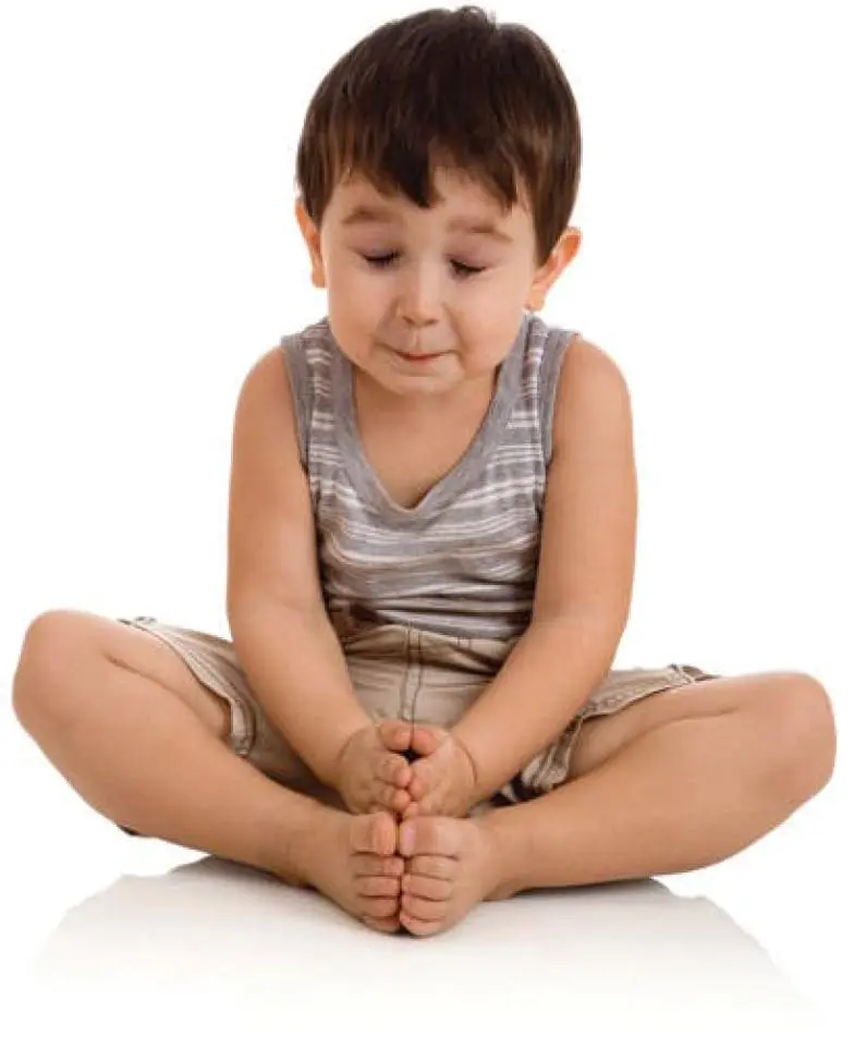 Cross the mid-line yoga pose