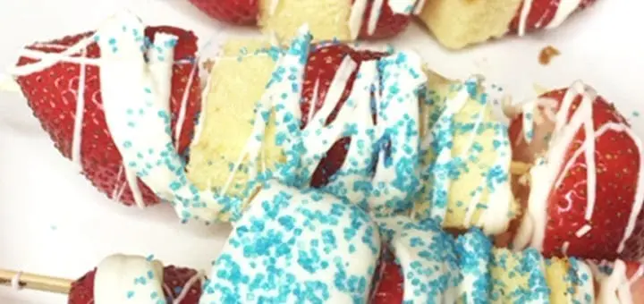 Cooking with Kids Strawberry Poundcake Kabobs Fun and Easy Recipe