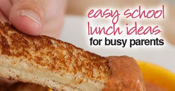 Easy School Lunch Ideas for Busy Parents