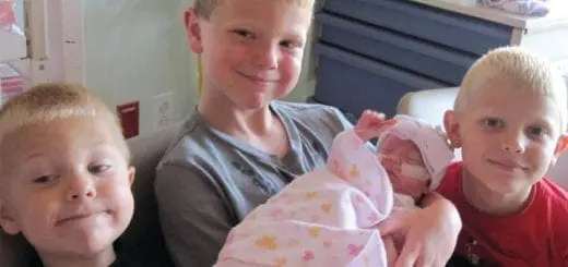 2019 Cover Winner Miracle Baby Joy Degl and Her Brothers