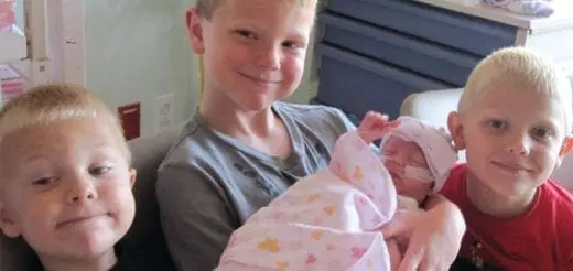 2019 Cover Winner Miracle Baby Joy Degl and Her Brothers