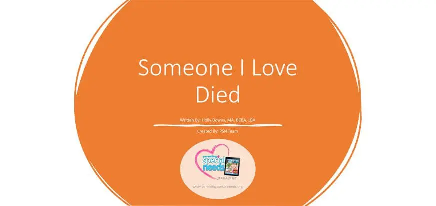 Someone I Love Died (Short Story)
