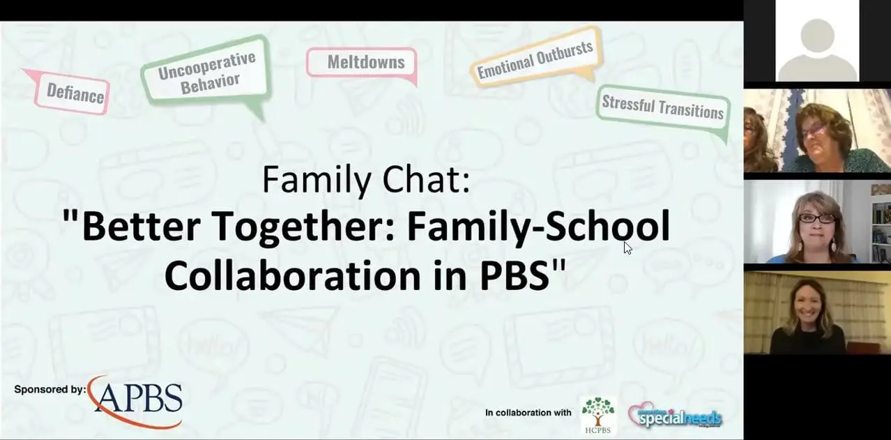 Family Chat Better Together Family School-Collaboration in PBS