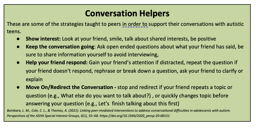 Conversation Helpers