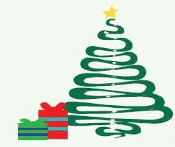Holiday Tree and Presents