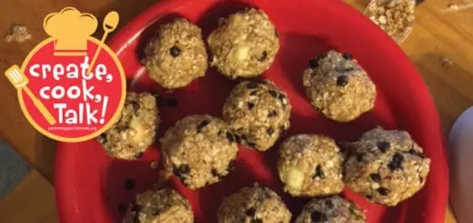 Cooking With Kids No Bake Fig and Banana Granola Bites
