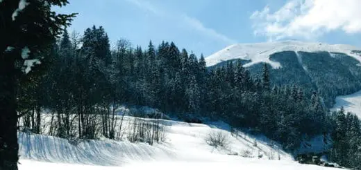 Mommys Timeout Winter Season Landscape