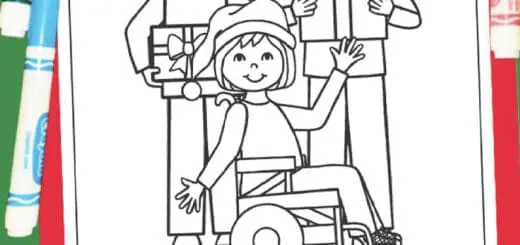 Inclusive Christmas Coloring Pages Free Download