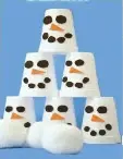 Snowman Cups