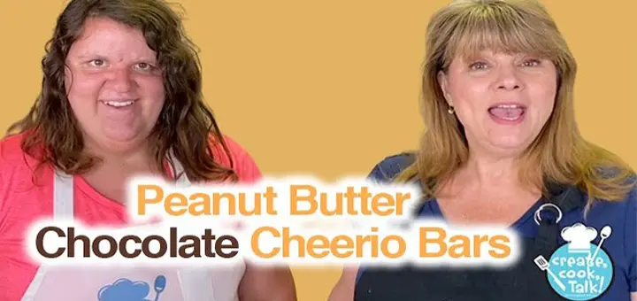 Cooking with Kids Peanut Butter Chocolate Cheerio Bars