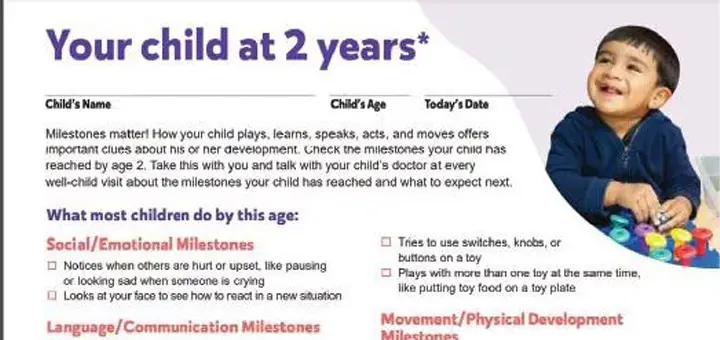 Nice to Know Identifying Developmental Markers