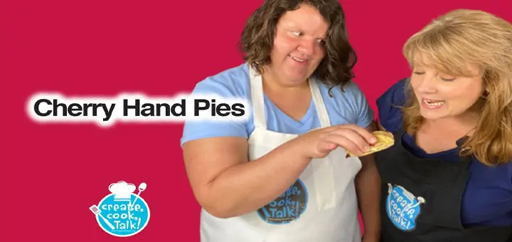 Create, Cook, Talk Cherry Hand Pies