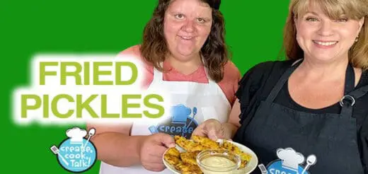 Create, Cook, Talk: Fried Pickles Oven Baked Low Carb