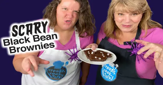 Cooking with Kids Black Bean Brownies