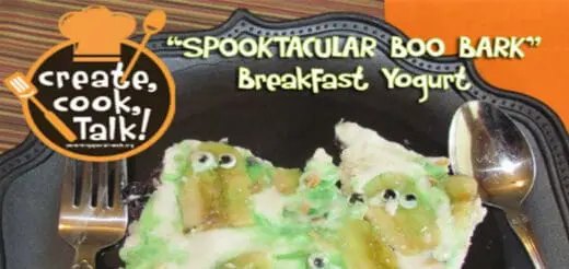 Cooking With Kids Spooktacular BOO BARK Breakfast Yogurt