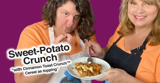 Create, Cook, Talk Candied Yam Crunch