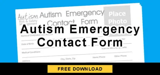 Autism Emergency Contact Form
