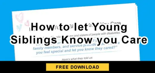How to let Young Siblings Know you Care
