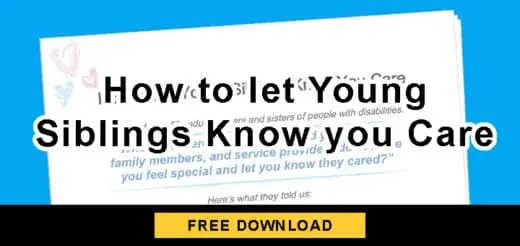 How to let Young Siblings Know you Care