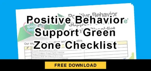 Positive Behavior Support Green Zone Checklist