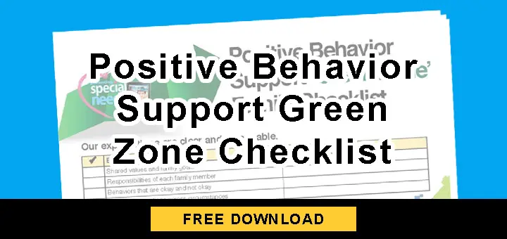 Positive Behavior Support Green Zone Checklist