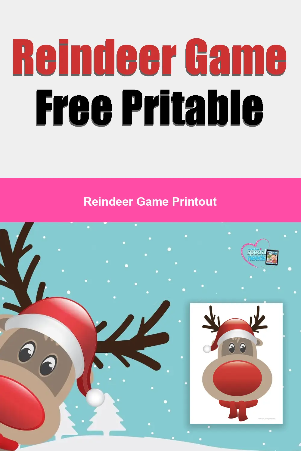 Reindeer Game Printout