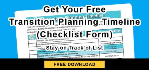 Transition Planning Timeline (Checklist)