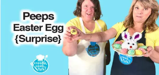 Create, Cook, Talk Peeps Rice Krispie Easter Egg {Surprise}