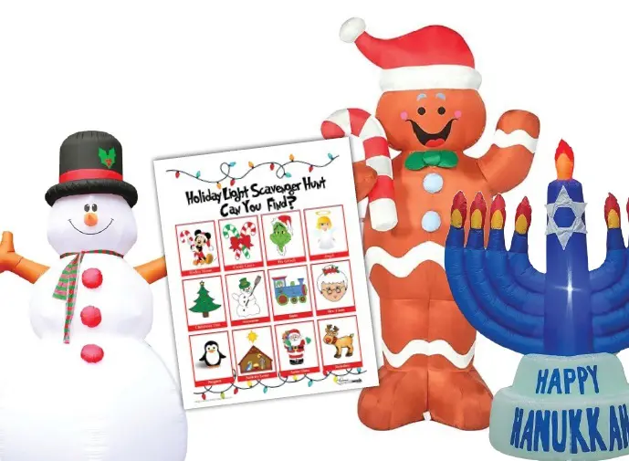 Holiday Light Scavenger Hunt