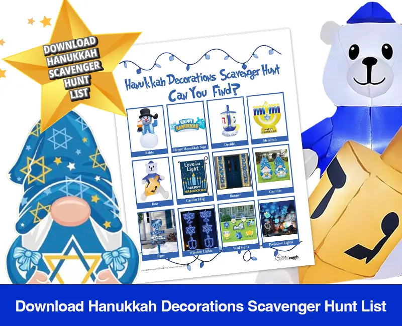 Holiday Light Scavenger Hunt