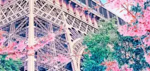 Mommys Timeout Eiffel Tower in Springtime