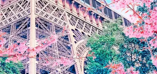 Mommys Timeout Eiffel Tower in Springtime