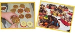 “Chocolate Caramel Apple” Cookies Step 3-4