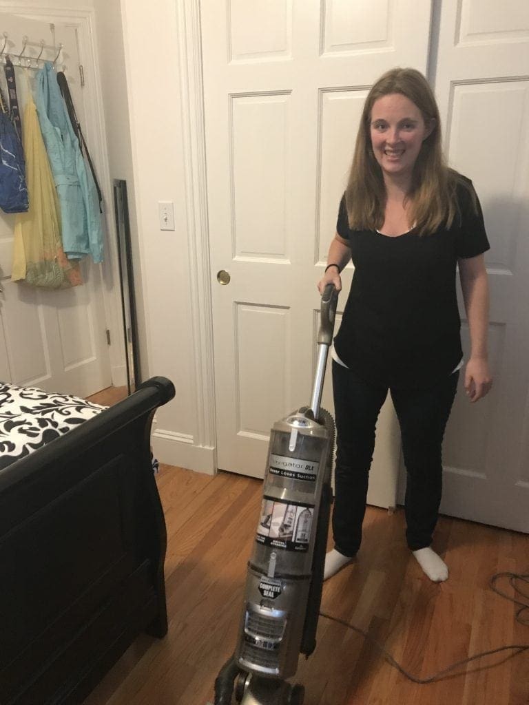 First Apartment: Caroline Vacuuming